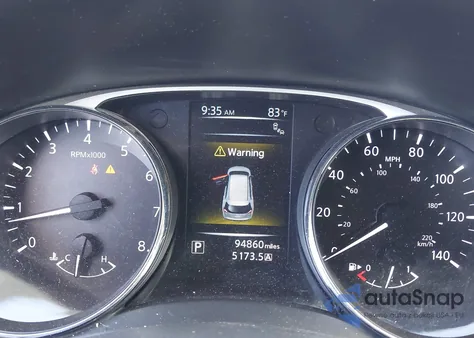 2016 Nissan Rogue Sv из США, поврежденный, VIN 5N1AT2MV3GC815567